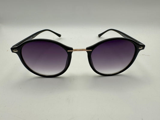 Fashion Sunglasses - Glossy Black - 100% UV