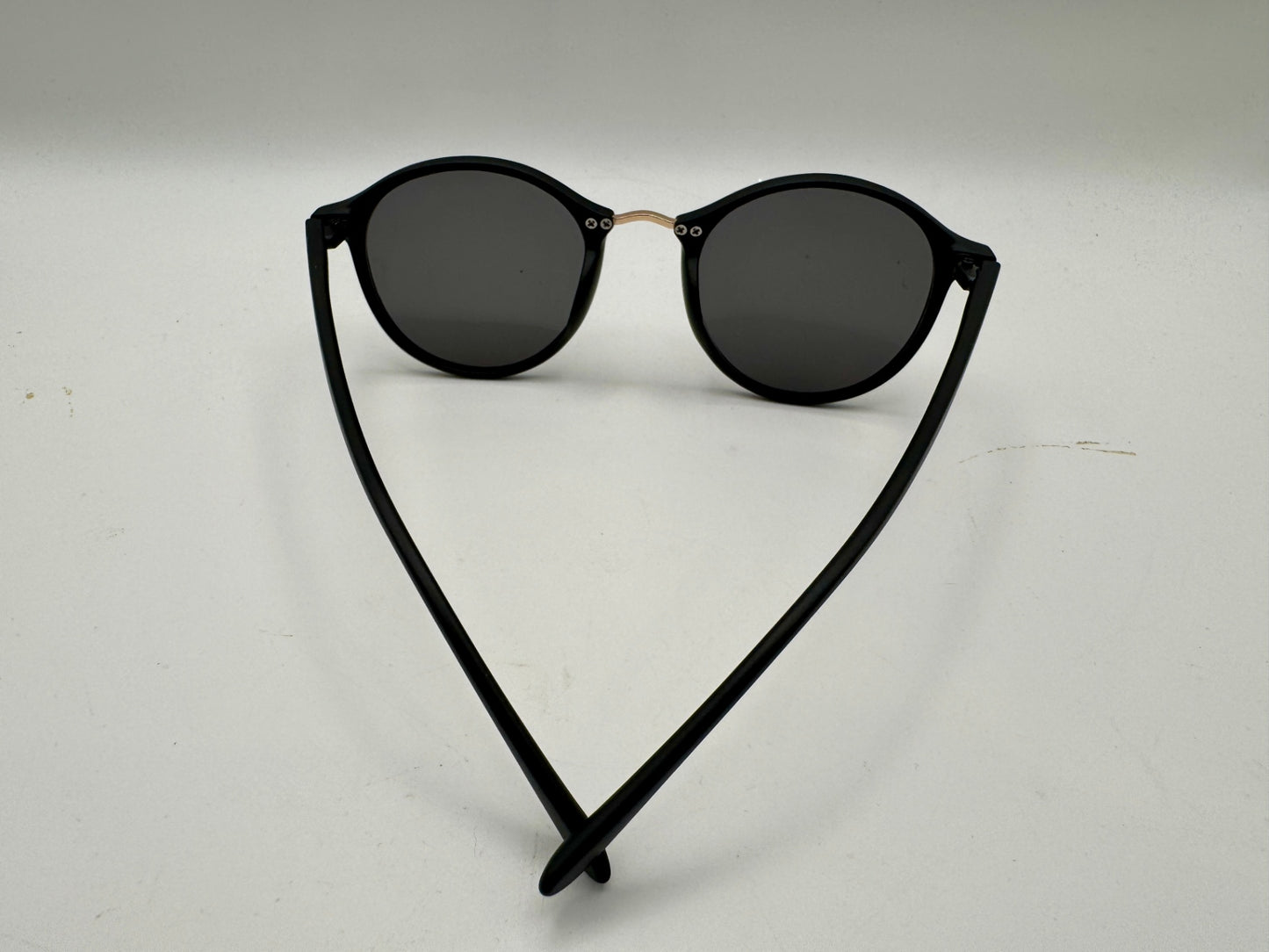 Fashion Sunglasses - Flat Black - 100% UV