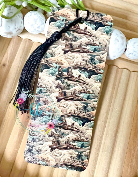  airplane bookmark (00L0E2)