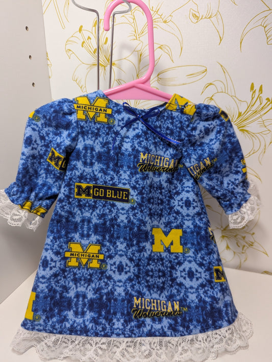 Mama Bear Sewing Den LLC Accessories - Blue Yellow - 18" Doll