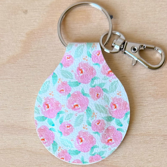 pink roses mint leaves quarter keeper (00L0NT)