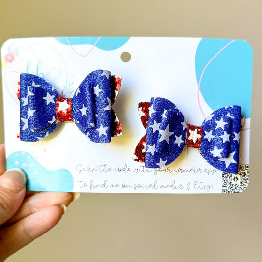 2.5" RWB Stars Piggys (00L0N4)