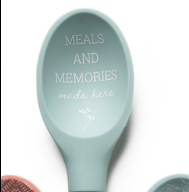 Krumbs Kitchen® Farmhouse Silicone Spoon Meals and Memories