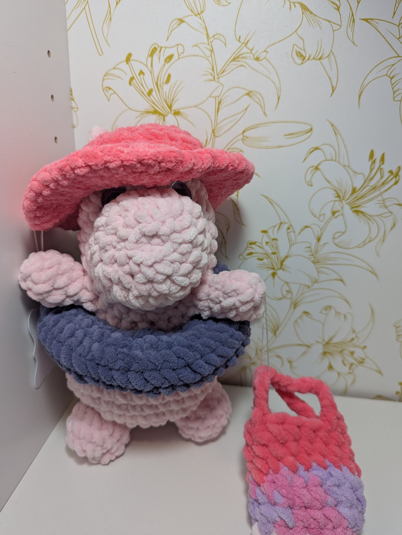 Mama Bear Sewing Den LLC Plushie - - P Hippo