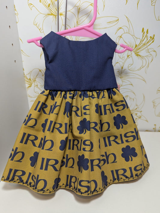 Mama Bear Sewing Den LLC Accessories - blue and Gold - 18" Doll