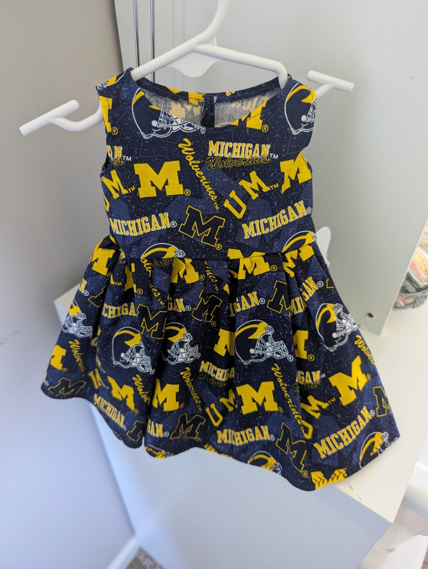 Mama Bear Sewing Den LLC Accessories - Blue, Yellow, Wthite - 18" Doll