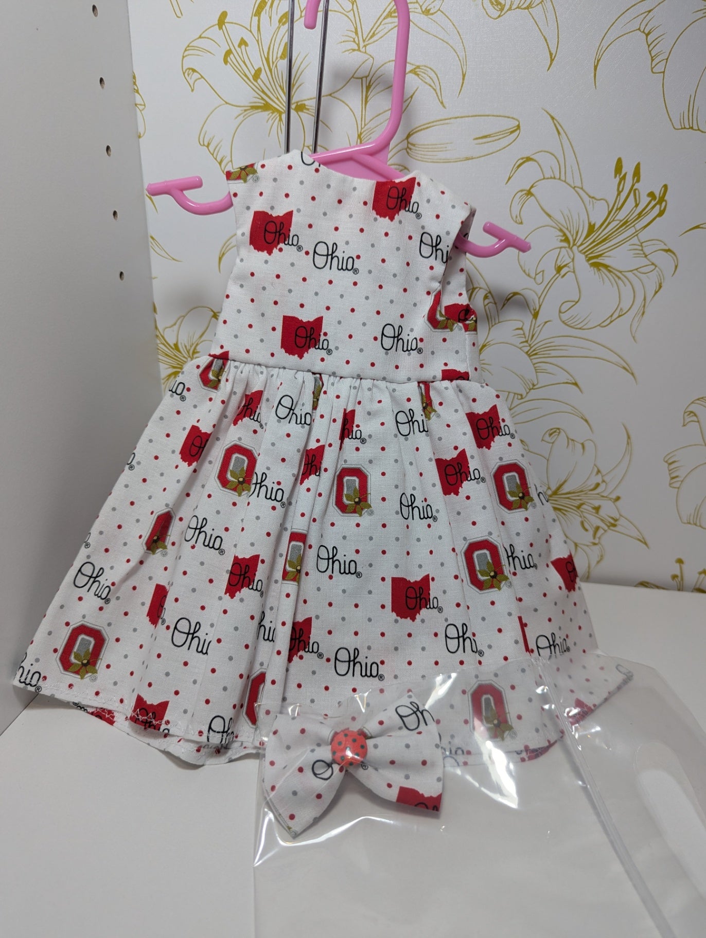 Mama Bear Sewing Den LLC Accessories - - White OSU