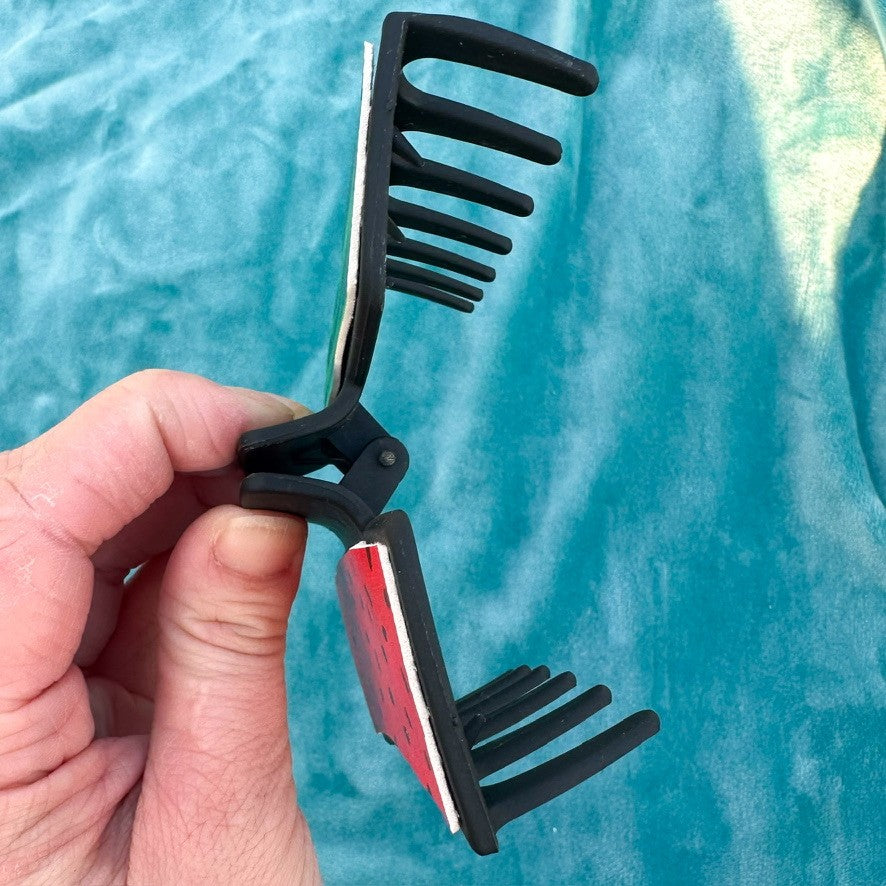 Double Sided Watermelon Large Claw Clip (00L03C)