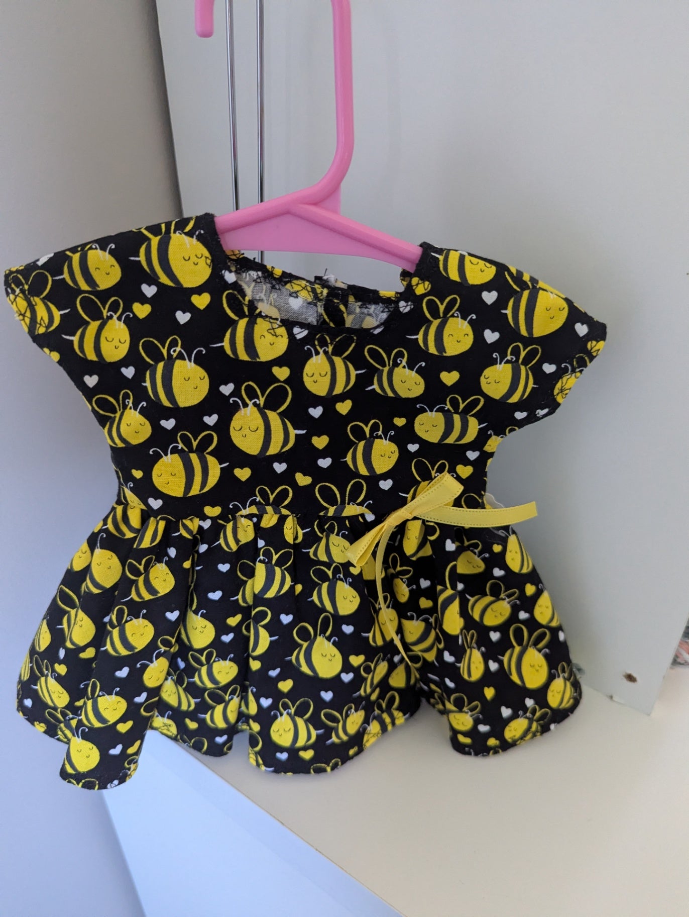 Mama Bear Sewing Den LLC Accessories - Black and yellow - 15" Doll