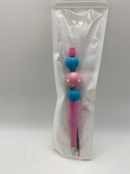 Kit Pen - Pink, Blue - 6"