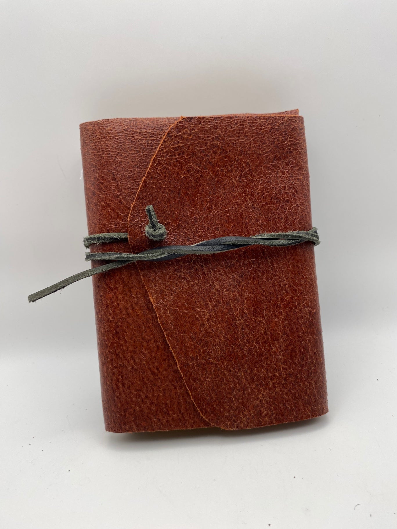 Handmade Leather journal - Red leather - 6.25" x 4.5