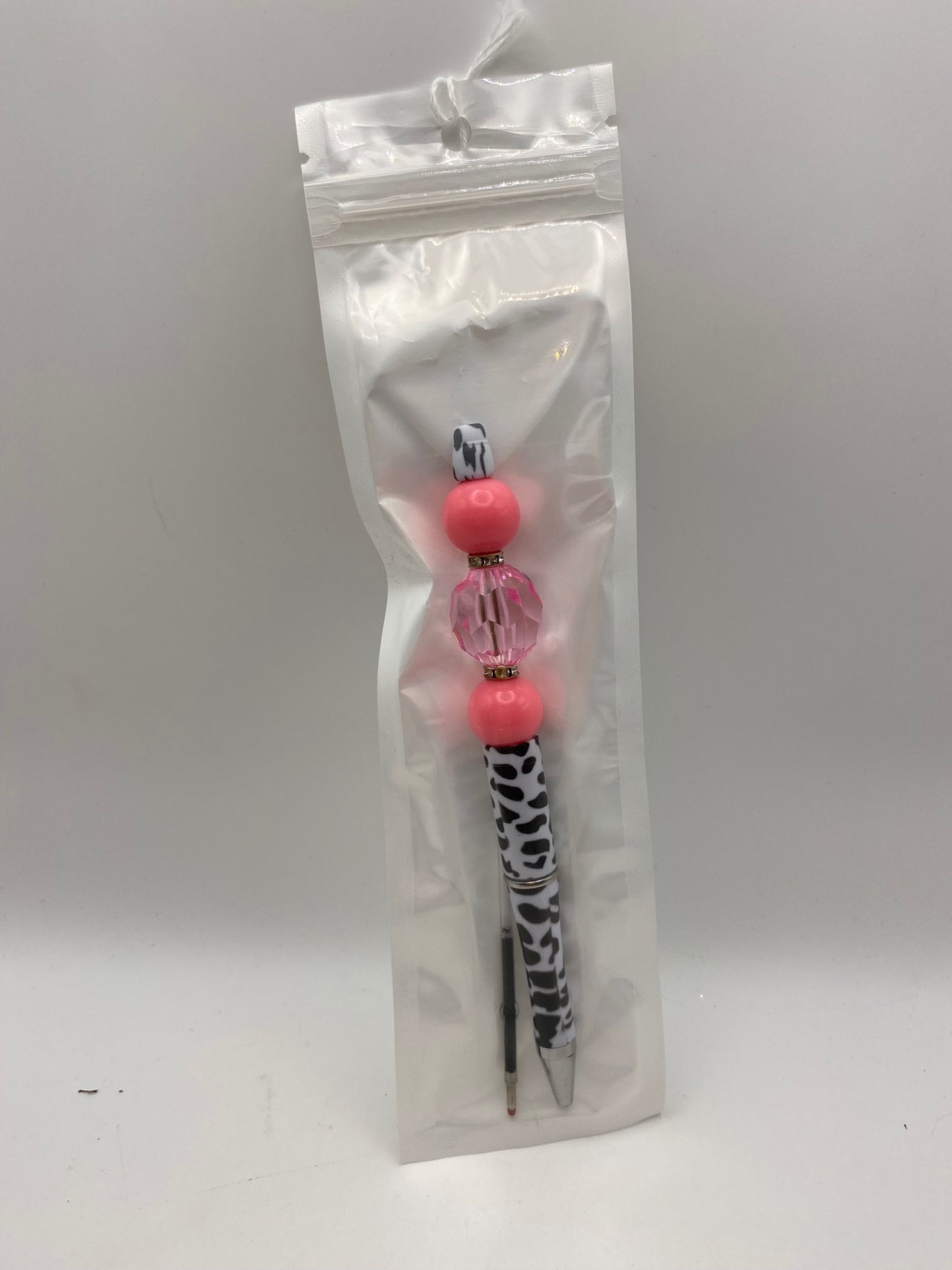 Kit Pen - Pink, Black and White - 6"