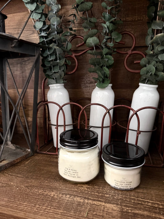 Mahogany Coconut Soy Wax Candle 8oz