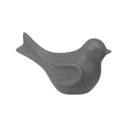 Small Modern Decorative Bird - Dark Gray