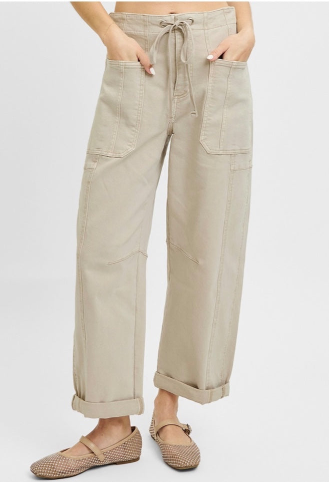 Super comfy Risen Pants/jeans - Beige - 5/27