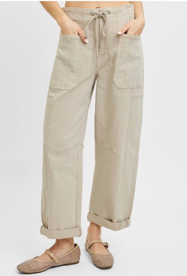 Super comfy Risen Pants/jeans - Beige - 3/26