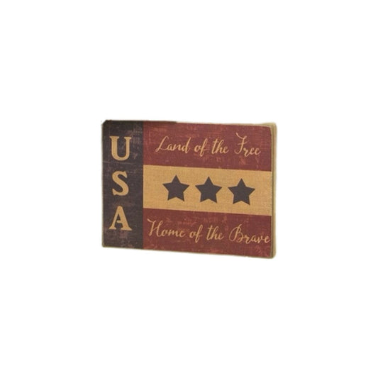 Land of the Free Block - USA