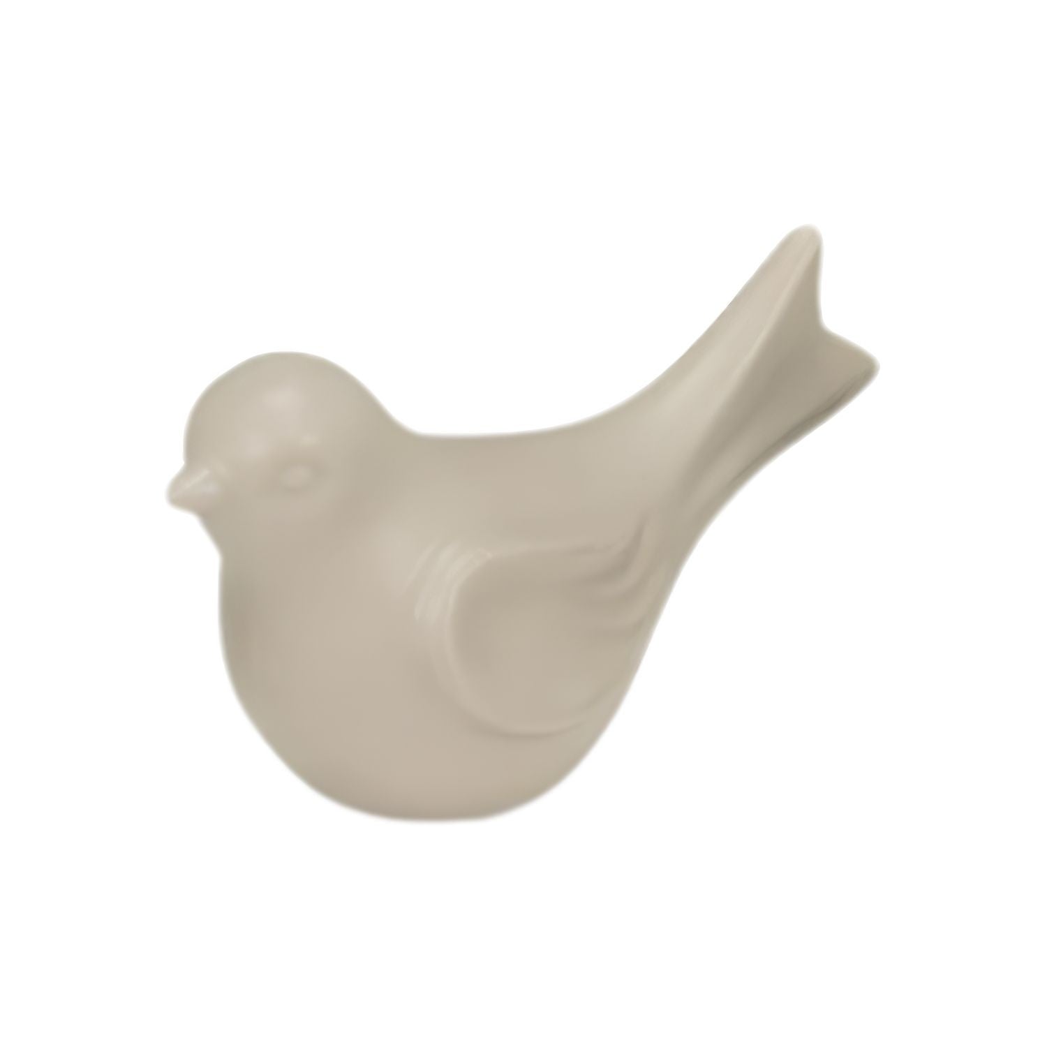 Small Modern Decorative Bird - Tan
