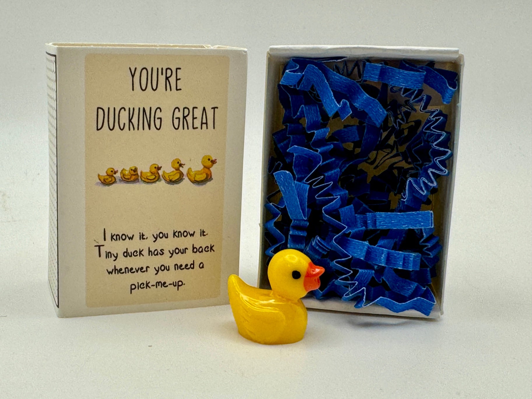 Emotional Support Figurine - Box/Square Breathing - Duck
