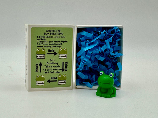 Emotional Support Figurine - Box/Square Breathing - Frog