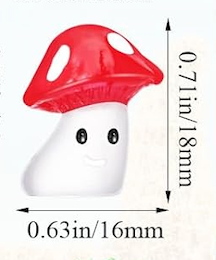Emotional Support Figurine - Box/Square Breathing - Mushroom