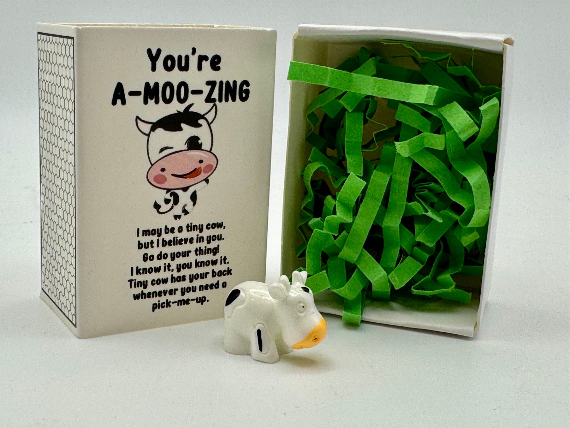 Emotional Support Figurine - Box/Square Breathing - Cow