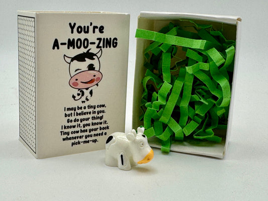 Emotional Support Figurine - Box/Square Breathing - Cow
