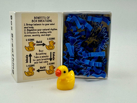 Emotional Support Figurine - Box/Square Breathing - Duck