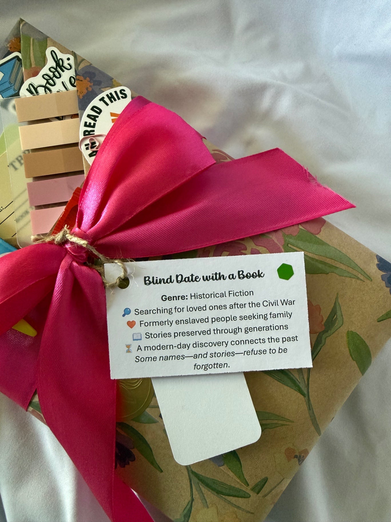Date My Books Deluxe Blind Date Book - Historical Fiction - D102