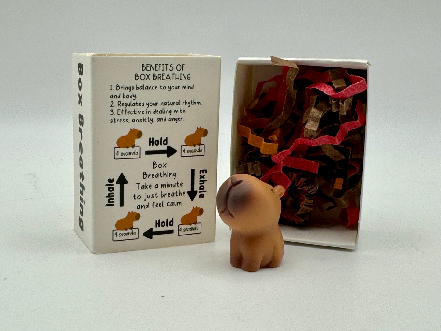 Emotional Support Figurine - Box/Square Breathing - Capybara 
