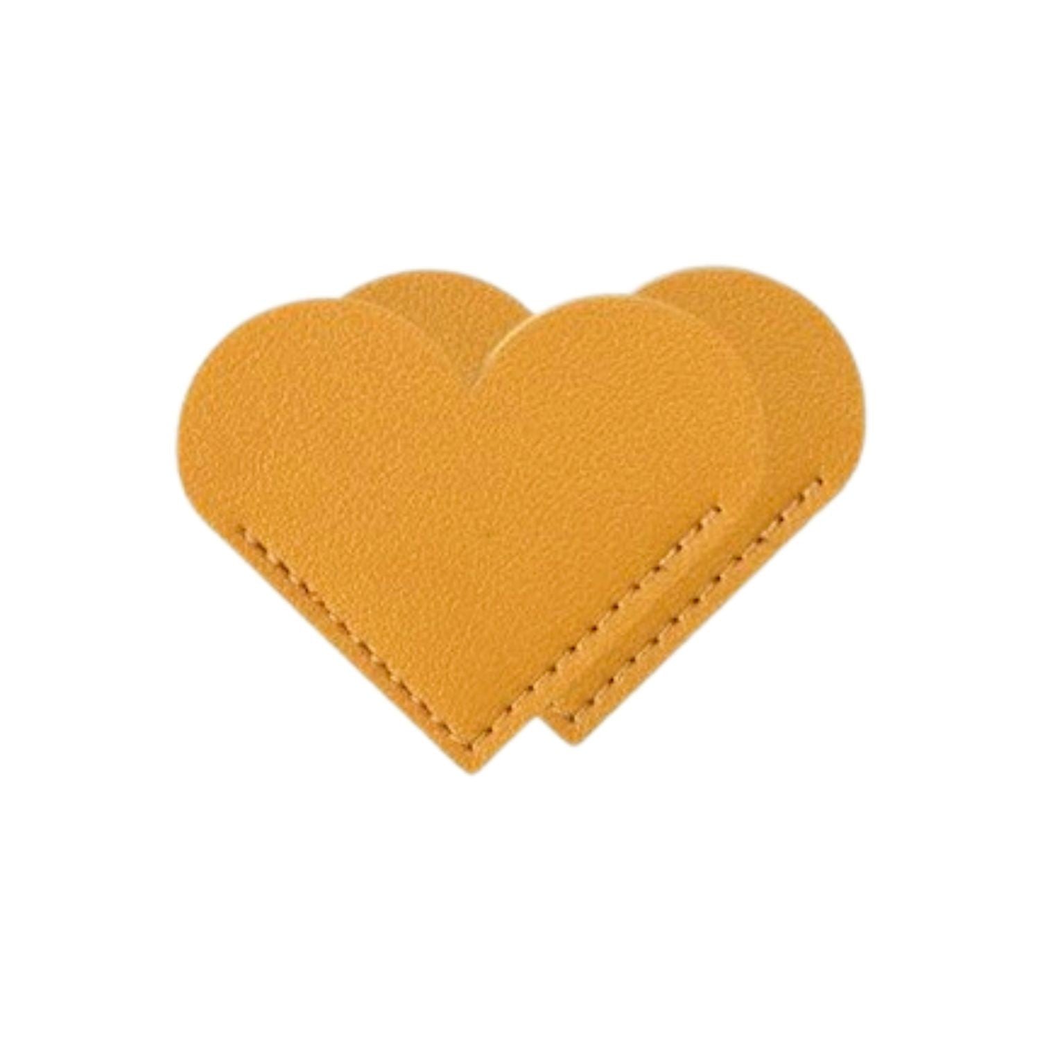 Heart Bookmarks - Mustard