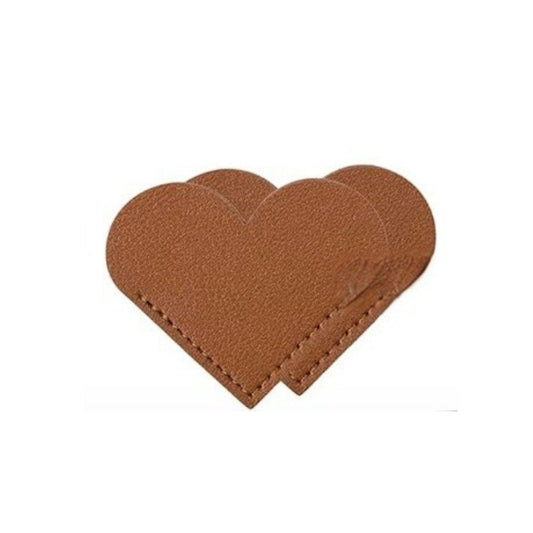 Heart Bookmarks - Brown