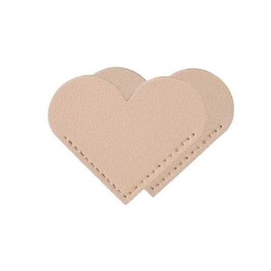 Heart Bookmarks - Beige