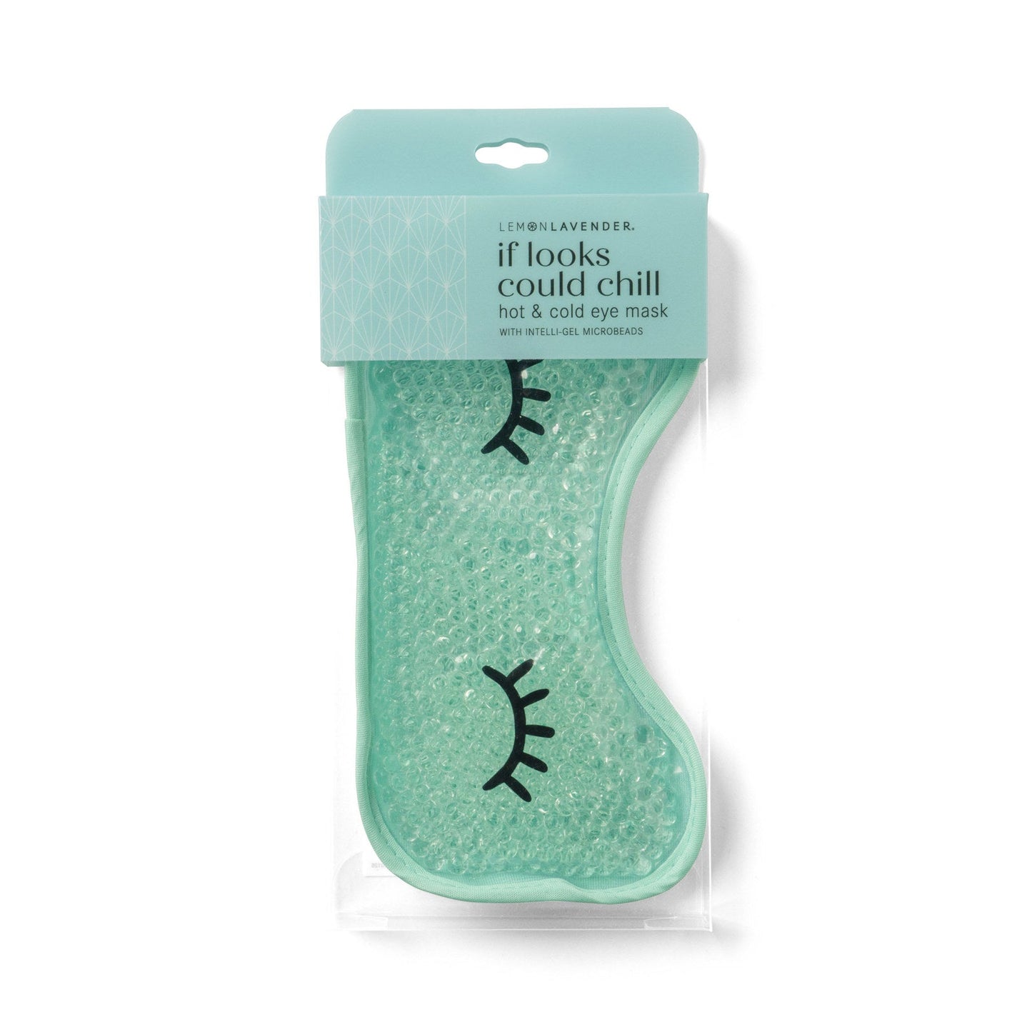 Lemon Lavender “If Looks Could Chill” Hot & Cold Gel Eye Mask – Green