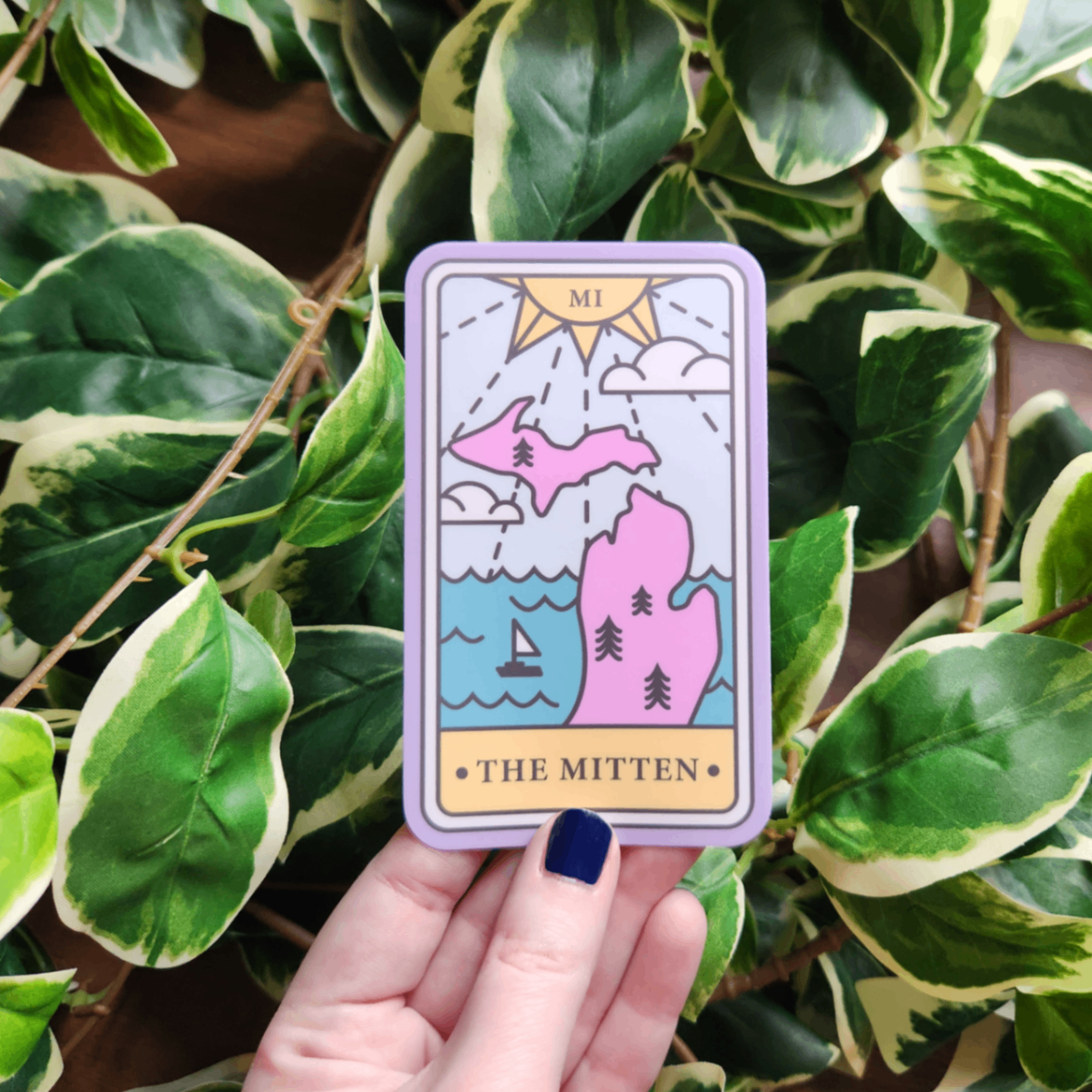 The Mitten Tarot Vinyl Sticker