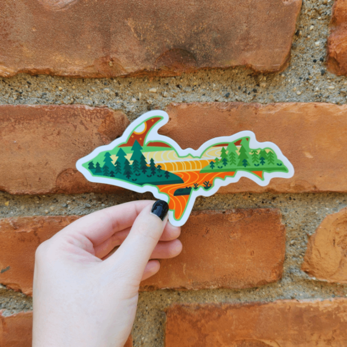 UP Michigan Vinyl Sticker