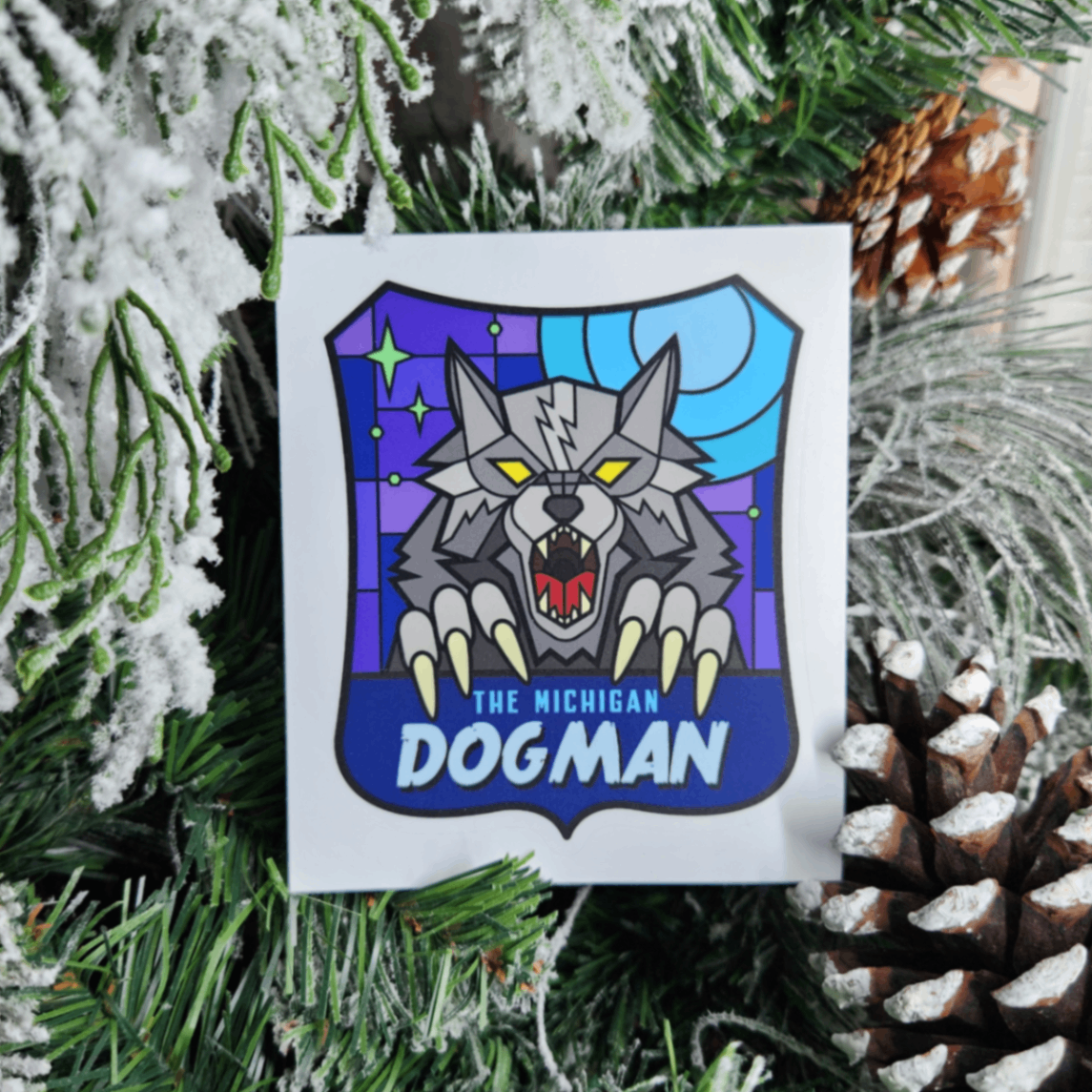 The Michigan Dogman Vinyl Sticker