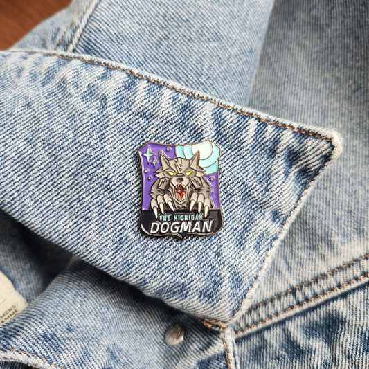 The Michigan Dogman Enamel Pin