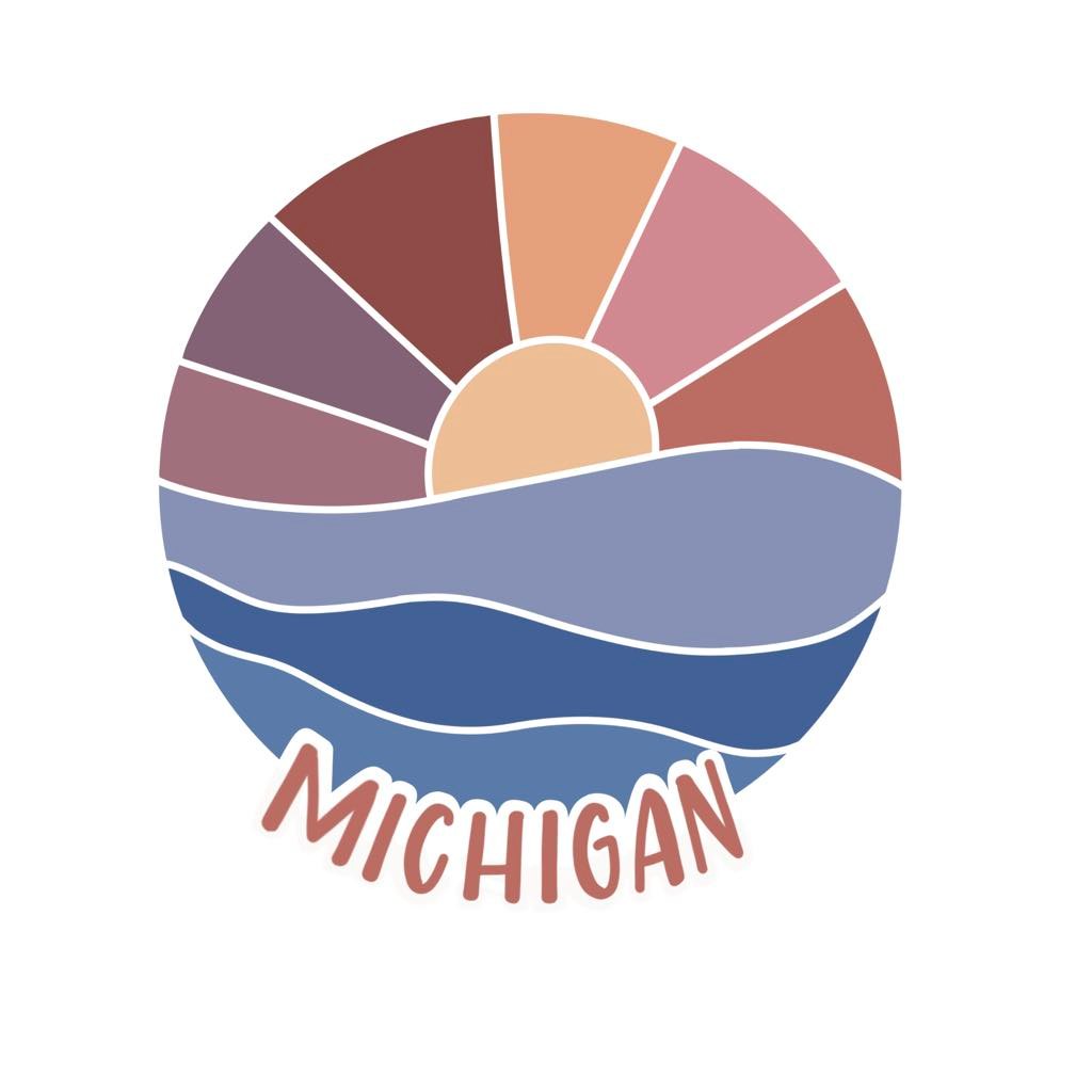 MB Lettered Designs Stickers - Multi-color - 3x3