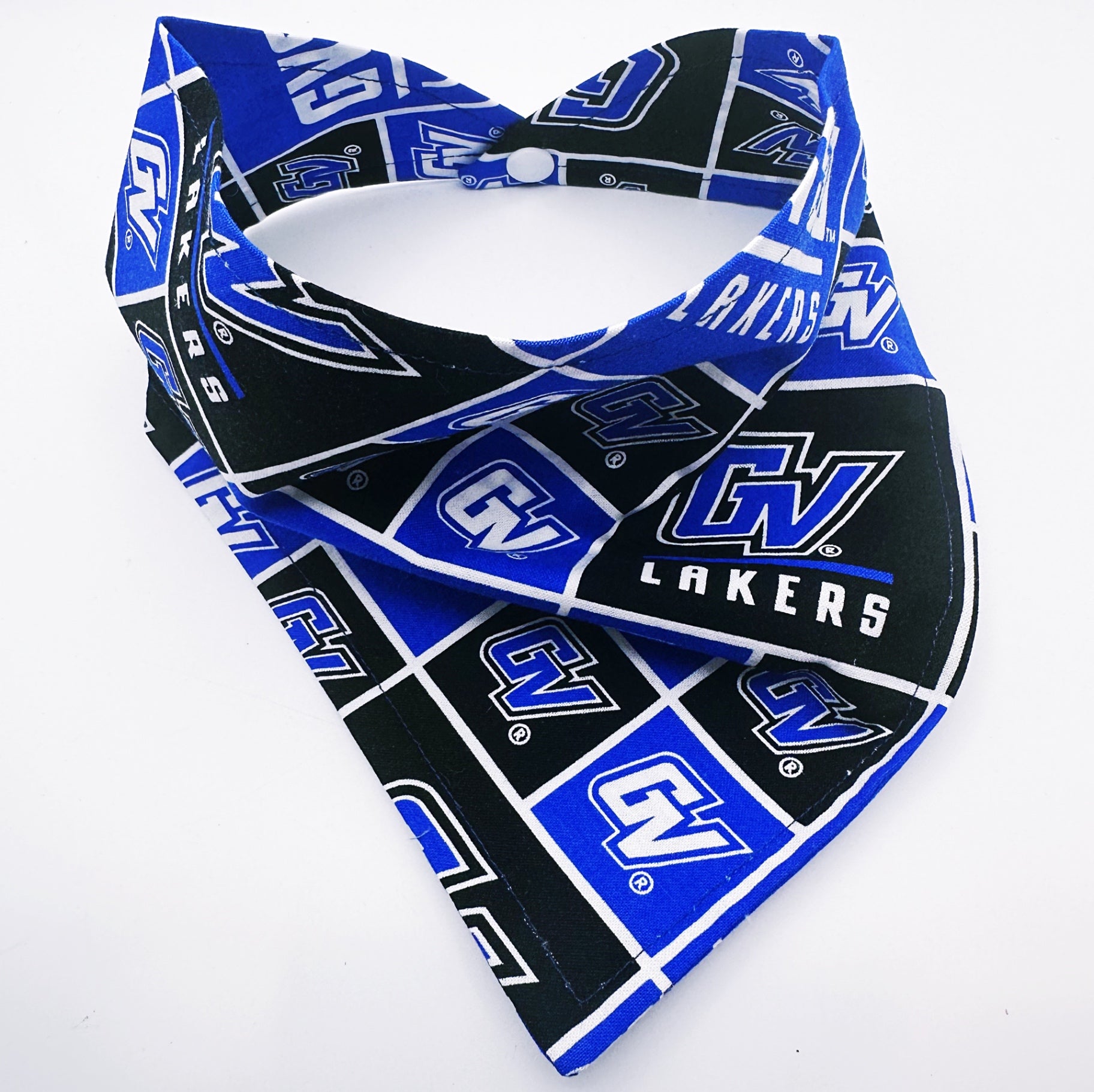 GVSU Snap on Dog Bandana - Small