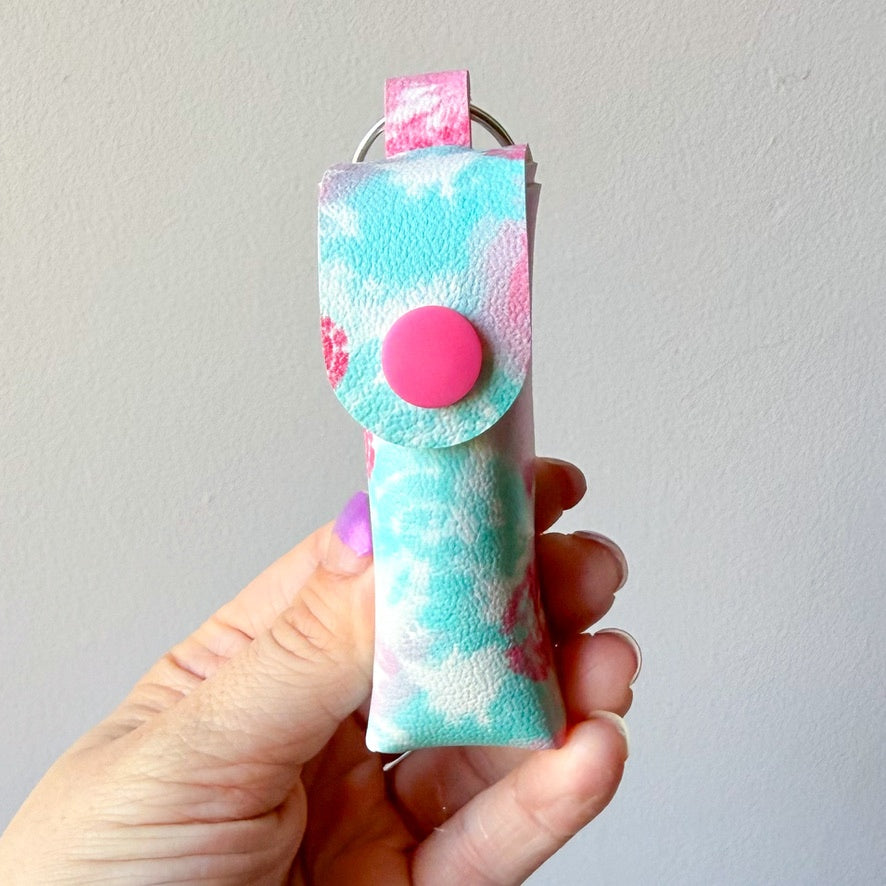 Cotton Candy Tie Dye Chapstick Case (00L0I1)