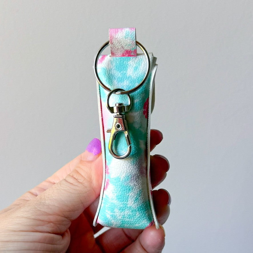 Cotton Candy Tie Dye Chapstick Case (00L0I1)