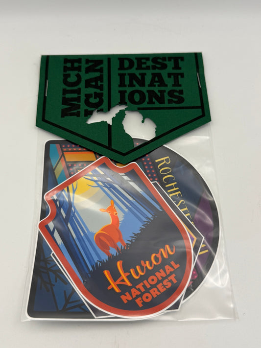 Pack of Vinyl Stickers - Destinations