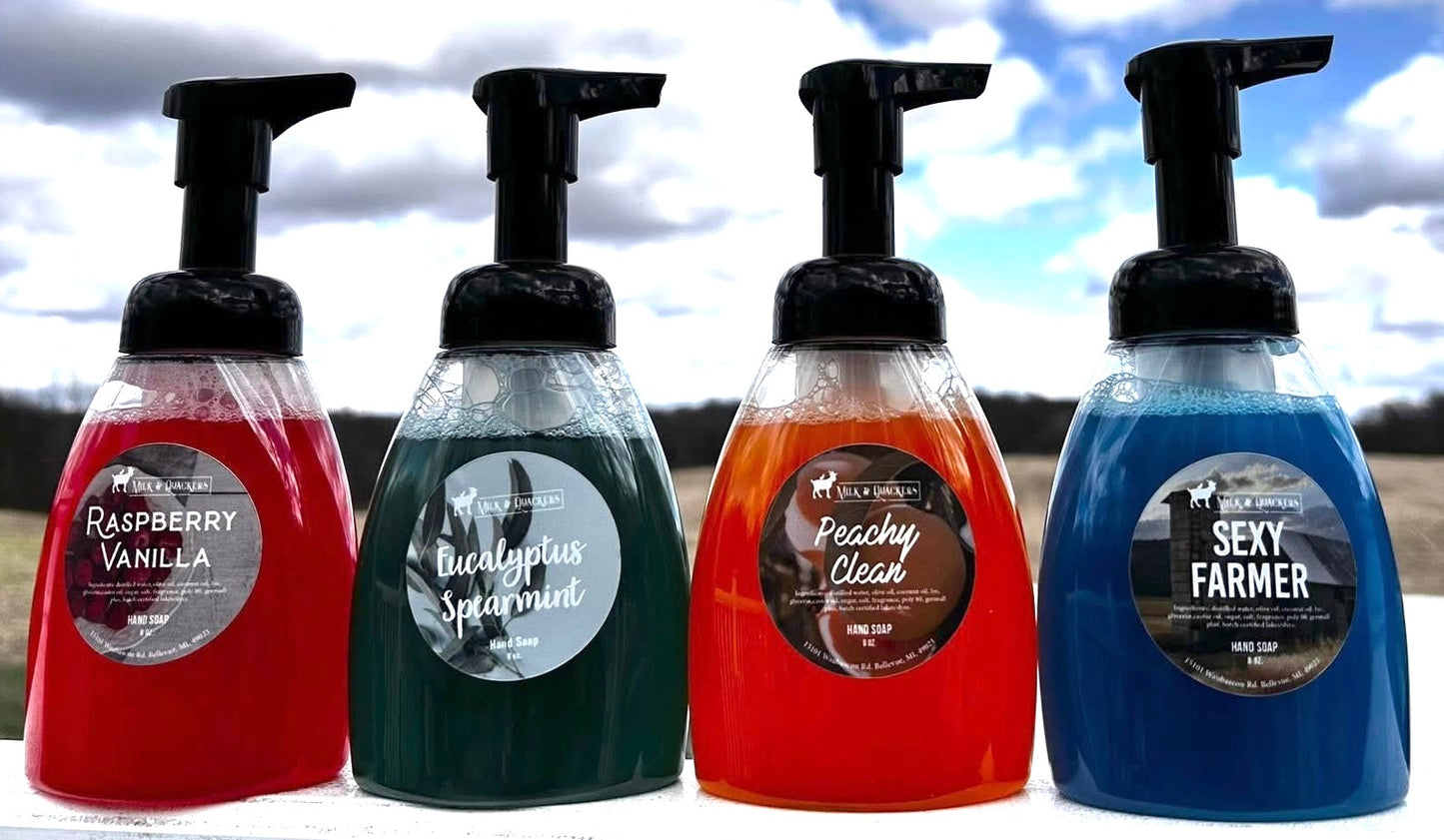Milk & Quackers Foaming hand soap - Mixed (Pink, Green, Orange, Blue) - N/A