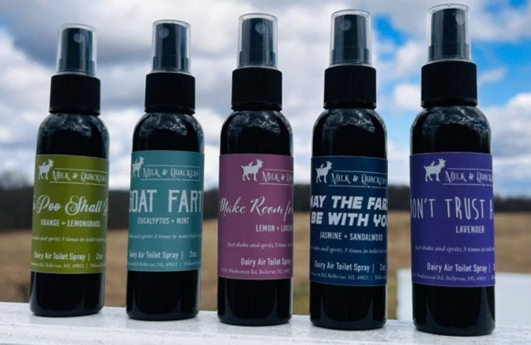 Milk & Quackers Dairy air toilet spray - Multicolor - 2 oz