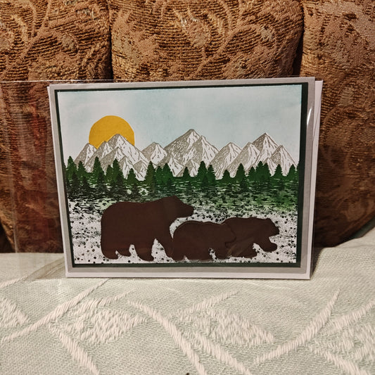 Handmade Greeting Card - Multicolor - Standard
