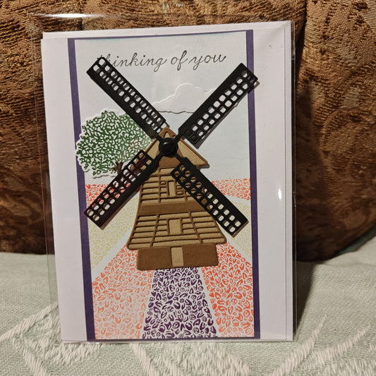 Handmade Greeting Card - Beige/Tan - Standard Card