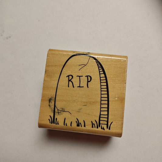 Recollections Rubber Stamp - R.I.P. - 2"