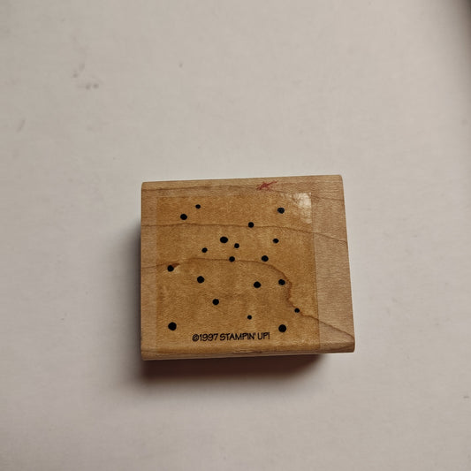 Stampin' Up! Rubber Stamp - Dots design - 1.5x1.5