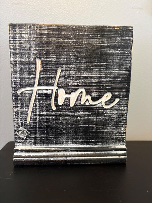 Home Block Sign